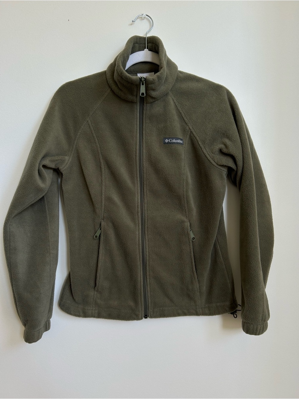 Columbia Green Fleece Jacket Petite XS